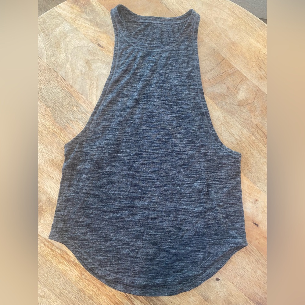 lululemon athletica Dark Gray Heather Muscle Tee